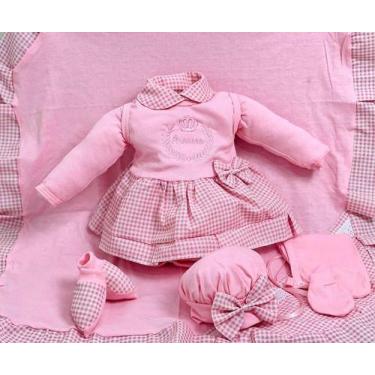 Imagem de Saída Maternidade Vestido Xadrez - Ana Dolls