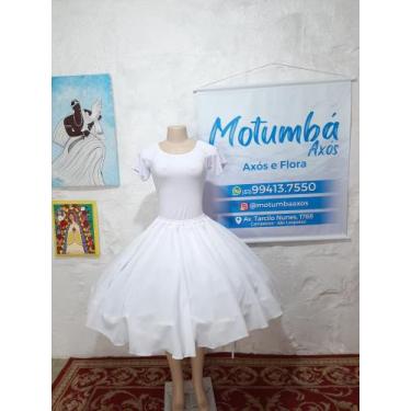 Imagem de Saia Simples Serão Tam Unico - Motumbá, Branco