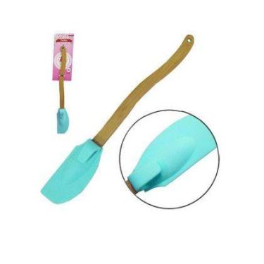 Imagem de Espátula Pão Duro de Silicone Verde com Gancho - TENTACAO SANTOS