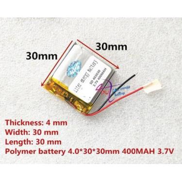 Imagem de Bateria 3,7v 400 Mah Pequena Gps Mp3 Mp4 Caneta Gravador Som - bgb