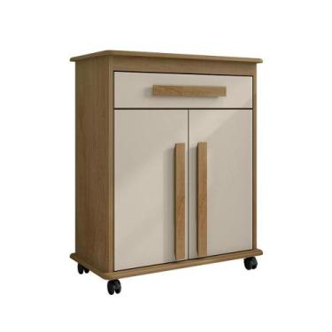 Imagem de Multiuso com 2 Portas Cantária Cinamomo Off White - CASA H