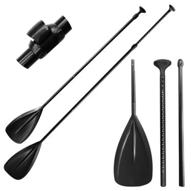 Imagem de LBW Paddle Board Paddle Paddle Paddle de 3 peças ajustável, pá de substituição flutuante de liga de alumínio para prancha de remo, Stand Up Paddle com bolsa de armazenamento, remos de remo portátil
