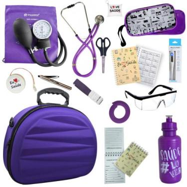 Imagem de Kit Enfermagem Maleta Completa Estagio Super Luxo - PA MED/ PREMIUM/ I