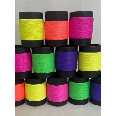 Imagem de 12 Unidades Linhas Colorida para Pipa e Raia 100 jds. no Porta Linha -