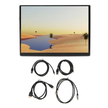 Imagem de Monitor de tela sensível ao toque pequena Display IPS portátil 10,5 polegadas 1920x1280 Resolução Alta precisão Tela de toque de precisão construída em alto -falantes para o