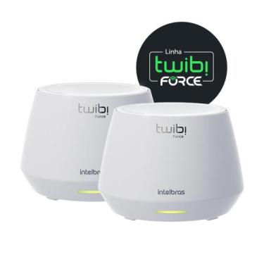 Imagem de Roteador Gigabit WiFi 6 Mesh Intelbras Twibi Force AX1500 Wireless - C