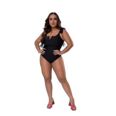 Imagem de Maiô Swan Plus Size - Hellen Carolina, XGG