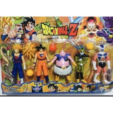 Imagem de Brinquedo Infantil Kit 5 Bonecos Coleção Dragon Ball Z Brinquedo Goku 