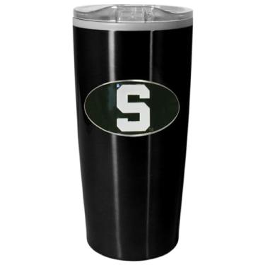 Imagem de Siskiyou Caneca de viagem NCAA Michigan St. Spartans, preta, 400 ml