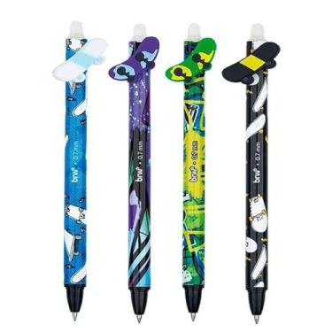 Imagem de Brw - Caneta Esf 0.7Mm Gel Divert Skate Apagavel Brw Ca0221