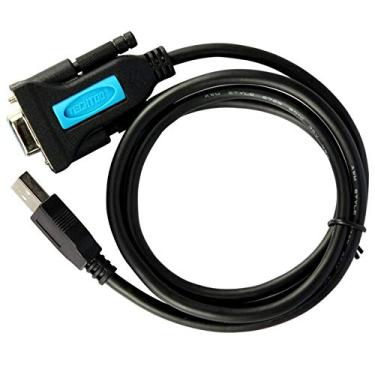 Imagem de TECHTOO Adaptador conversor fêmea USB 2.0 para RS232 DB9 cabo serial com Chipset Prolific PL2303 para Win10 8.1 8 7 Vista XP 2000 Andorid Linux Mac OS X 10.6 e acima (1 m)