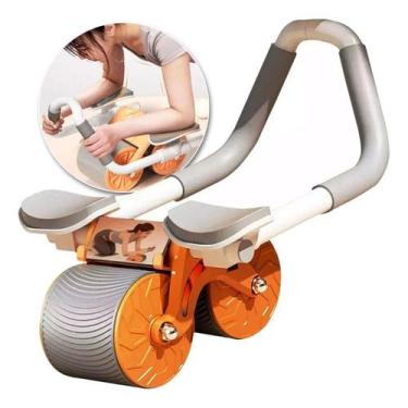 Imagem de Rolo Abdominal Roda Dupla Apoio Cotovelos Até 100kg Sortido - Top Rio