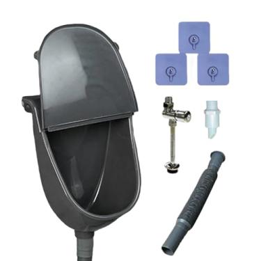 Imagem de Rrlihjgu Mictório Exterior para Jardim | Para Uso Exterior,Sanitário Anti-odor com Tampa para Casa Acampamento Obra Garagem Dormitório Parque Ginásio Quintal