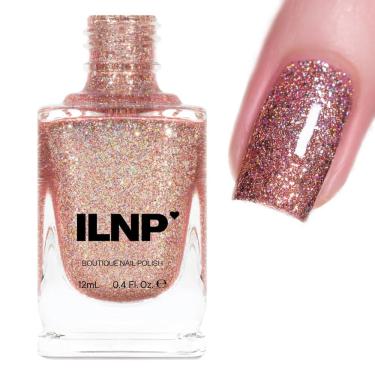 Imagem de Verniz de unhas ILNP Juliette Holographic Rose Gold