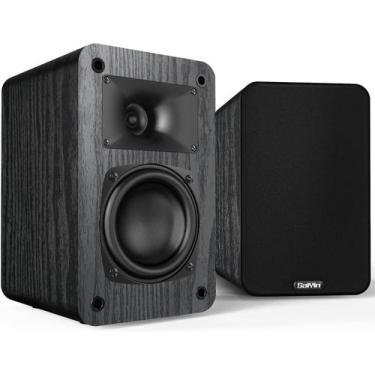 Imagem de Alto-falantes passivos de estante Saiyin, woofer bidirecional de 3,5 p