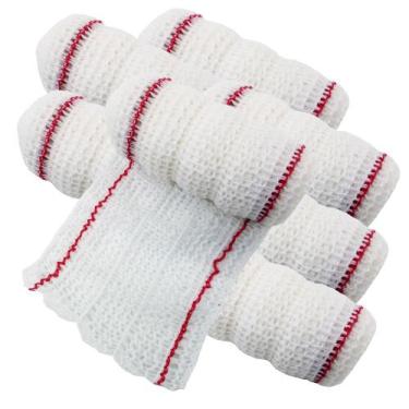 Imagem de Atadura de Crepom 13 Fios Tamanho 8 cm x 1,80 metros - 120 Unidades - 