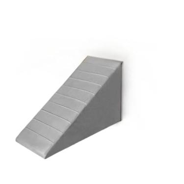 Imagem de Rampinha Escadinha Escadas para Pet Cachorro Gatos Animais Escadas Pet, Rampa para Cães e Gatos Subir na Cama Conforto e Segurança para Seu Com panheiro(Cinza)