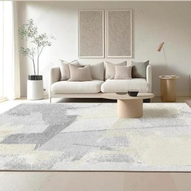 Imagem de Tapetes minimalistas para sala de estar, área ampla, estudo, luz, luxo, decoração de quarto, abstrato, tapete para casa (200x300 cm/J)