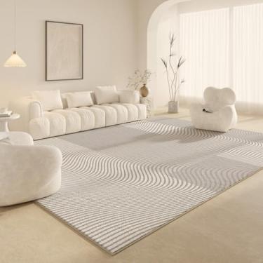 Imagem de Tapetes para sala de estar, decoração de quarto, tapete grosso, lavável, macio e fofo (200x300 cm/K)