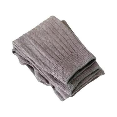 Imagem de Meias De Algodão Para Meninas, Ajuste Slim, Meia-Calça Tricotada Para 