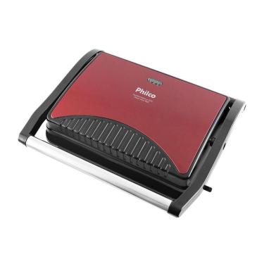 Imagem de Sanduicheira E Grill Philco Press Inox Red 1200W 220V