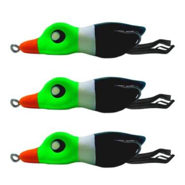 Imagem de Kit 3pçs Isca Artificial Matadeira New Quack P1 Frog Patinho, New Quac