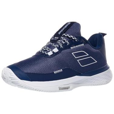 Imagem de Babolat Tênis masculino SFX Evo All Court, Azul escuro/branco, 45