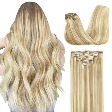 Imagem de Extensões de cabelo GOO GOO Real Human Hair 40 cm 120 g 7 unidades