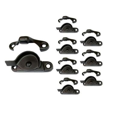 Imagem de Fechadura de caixilho de janela QCAA Zinc Die Cast 2,7 cm, bronze poli