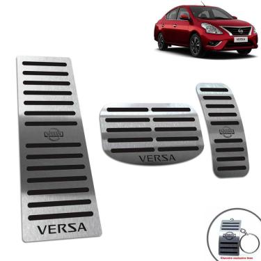 Imagem de Descanso + Pedaleira Automático Nissan Versa 2012/2014 Preto