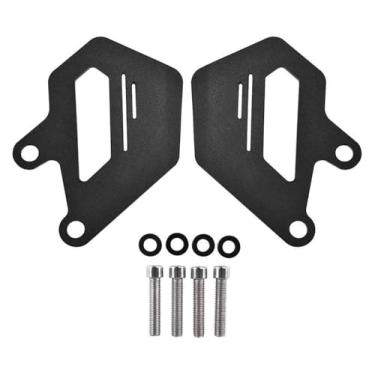 Imagem de Acessórios de modificação de motocicleta Pinça de freio dianteiro Manga protetora antiqueda compatível com F750GS F850GS 2018-2019 (preto)