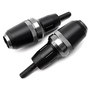 Imagem de BYYINGSUS Compatível com MT07 Tracer 7 700 GT FZ07 Motocicleta Sliders Crash Protector MT-07 Tracer 2014-2021 2022 2023 TRACER7 TRACER700 (cinza)