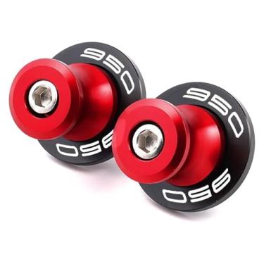 Imagem de Acessórios de motocicleta CNC bobinas deslizantes de braço oscilante tampa de parafusos compatíveis com GSX-S950 GSXS950 GSX-S GSXS 950 2021 2022 (vermelho)