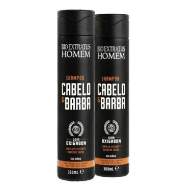 Imagem de Kit 2 Shampoo Homem 300ml Bio Extratus - BIOEXTRATUS
