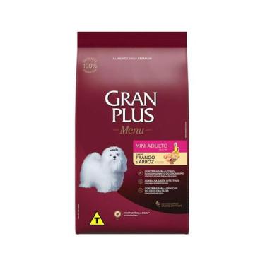 Imagem de Ração GranPlus Menu Frango e Arroz para Cães Adultos Mini - Gran Plus,