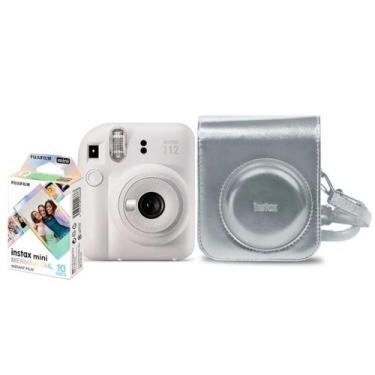 Imagem de Kit Câmera Fujifilm Instax Mini 12 Branco Pack Filme Mermaid