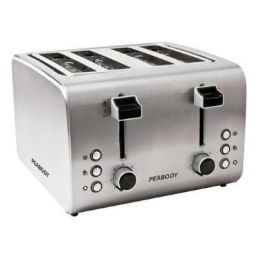 Imagem de Torradeira Premium Inox 4 Fatias 127v 1500w - Peabody Inox, 110V