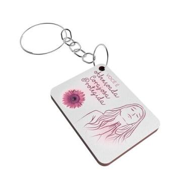 Imagem de Kit 100 Chaveiros Mimo em Homenagem Especial no Dia das Mulheres - Abs