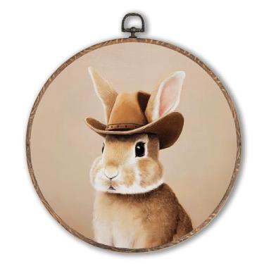 Imagem de 852-RYYGH-coelho caubói para casa, cozinha, produtos de decoração de casa, detalhes de decoração, esculturas, esculturas de parede