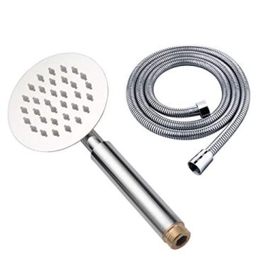 Imagem de WYUYIWH Cabeça de chuveiro pressurizada de mão cabeça de chuveiro pressurizada doméstica cabeça de chuveiro banheiro chuveiro