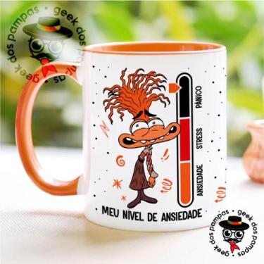 Imagem de Caneca de Cerâmica Divertidamente Novas Emoções Alegria Raiva Medo Tri