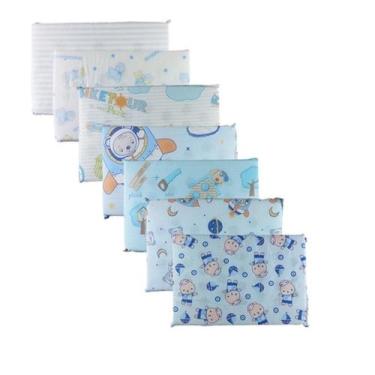 Imagem de Travesseiro De Espuma - Anti Sufocante Bebê Kit Com 2 - Dugu, Masculin