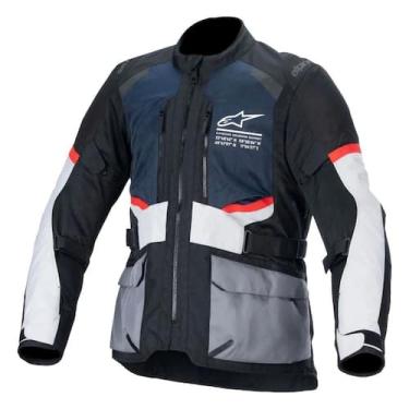 Imagem de Jaqueta Alpinestars Andes Air Drystar Azul Preto e Cinza Gelo, M