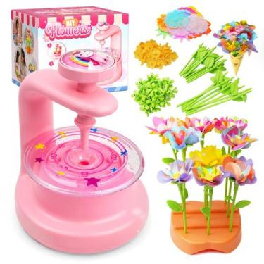 Imagem de Brinquedo de buquê de flores em tecido DIY VNLINA Crafts para meninas 