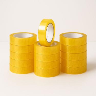 Imagem de Kit 15 Fitas Adesiva Larga Durex Transparente 250m Embalagem Fechamento Caixa Uso Geral Resistente