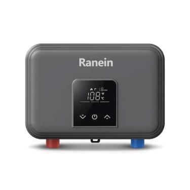 Imagem de Aquecedor de água Ranein 8kW, telão LED elétrico sem tanque de 240 V