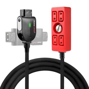 Imagem de Alvin's Cables Cabo divisor de energia D-tap inteligente, Dtap macho para hub divisor fêmea DTap de 4 portas, cabo de alimentação ultra macio para ARRI RED Teradek SmallHD SmallRig V-Mount bateria 40