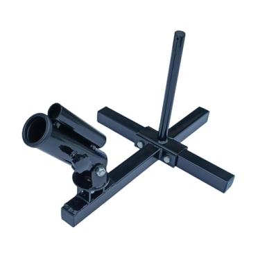 Imagem de Dynwave Suporte para barra em T, suporte para placa de peso, base para halteres, levantamento terra, agachamento, academia em casa