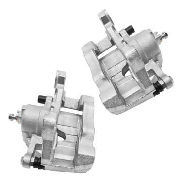 Imagem de Pinças de freio dianteiro esquerdo e dianteiro direito 19B3702 e 19B3703 Anpulsero com suporte| Serve para INFINITI G37 2008-2013, 2007-2008 INFINITI G35, 2014-2015 INFINITI Q60-Pinça de freio