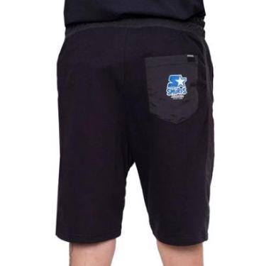 Imagem de Bermuda Starter Moletom Collab Smurfs Masculino-Masculino